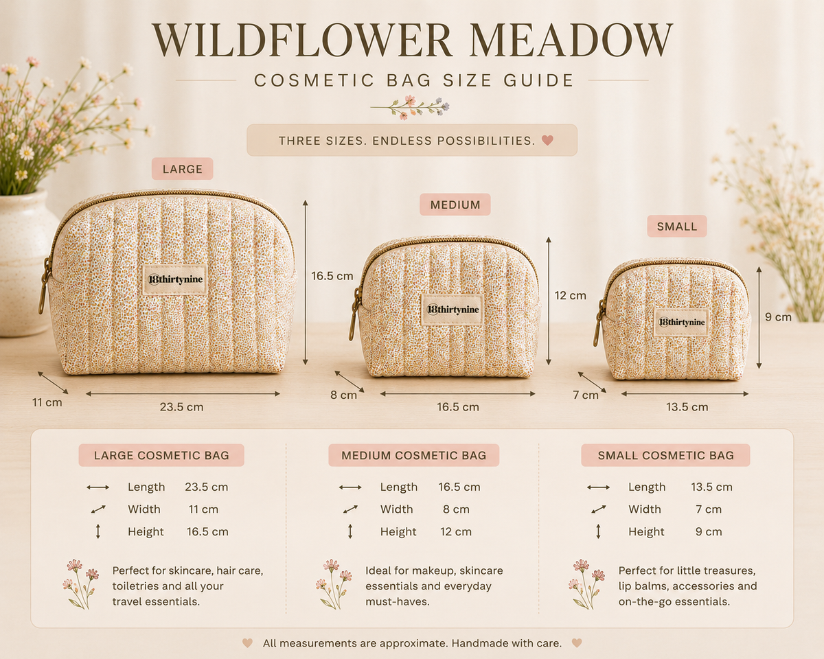 Wildflower Meadow Cosmetic Bag