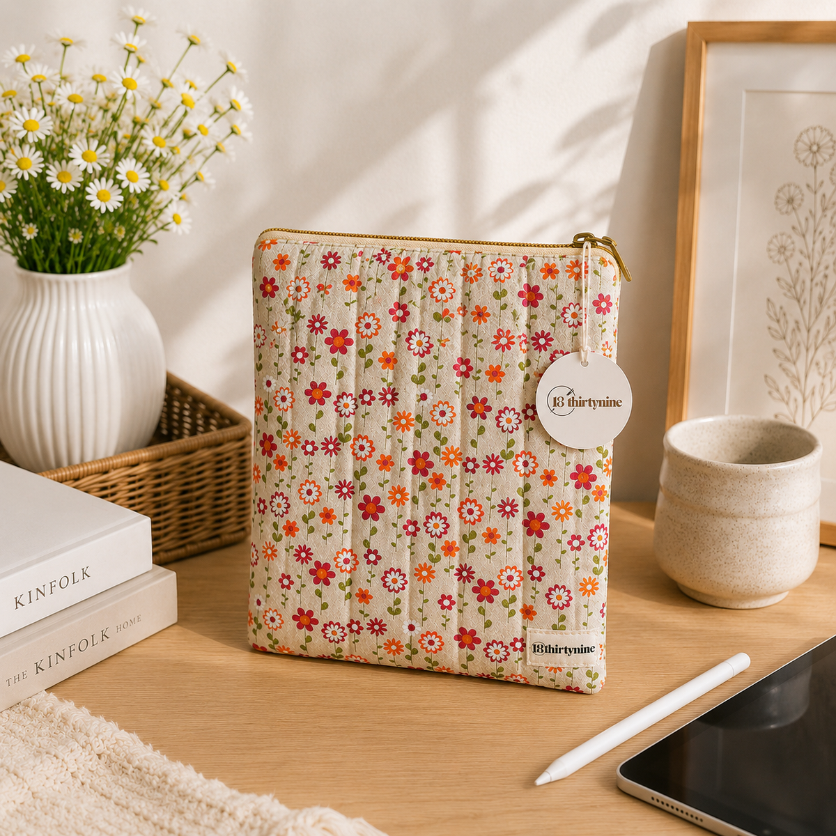 Flower Market iPad Sleeve
