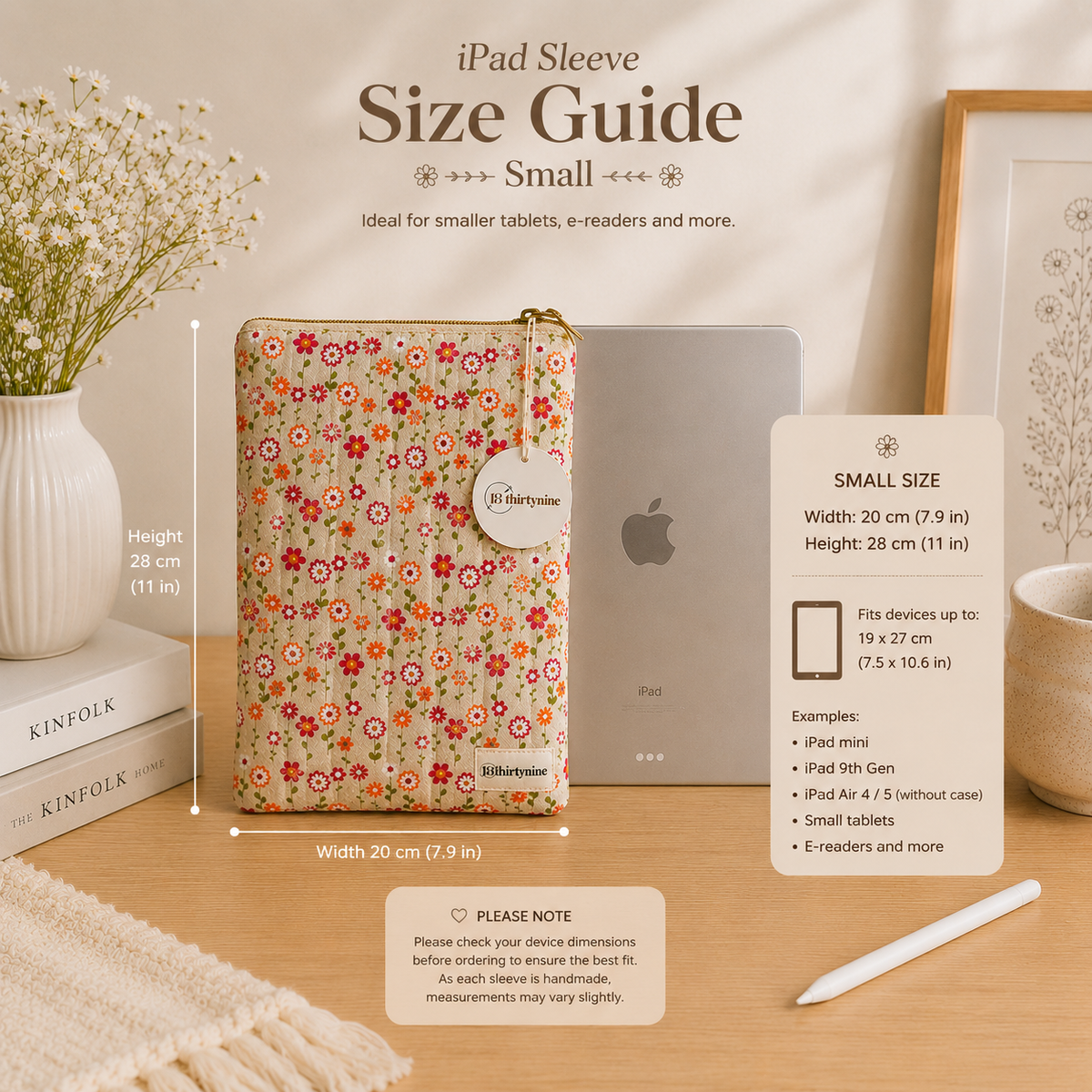 Flower Market iPad Sleeve
